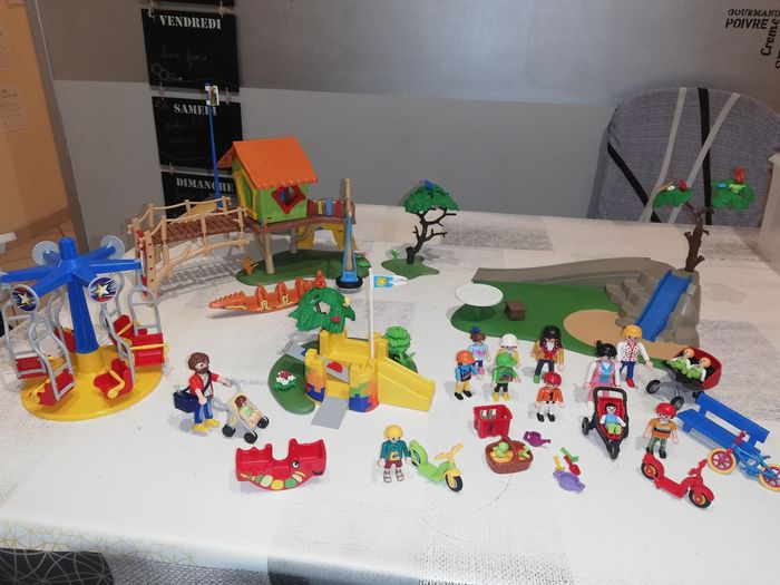 Aire de jeux playmobil