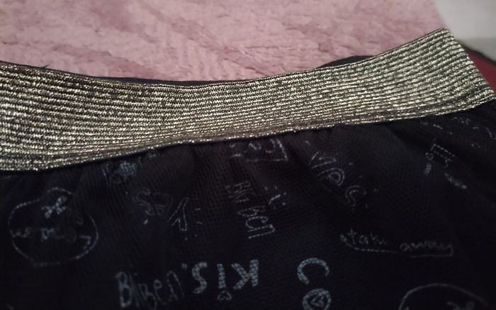 Très jolie jupe taille pailletée dorée neuve - photo numéro 5