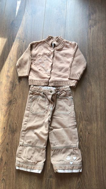 Ensemble pantalon + gilet TCF 2 ans