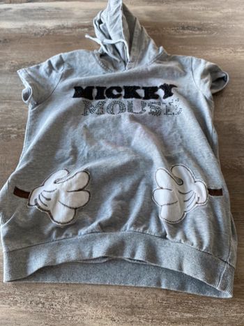 Sweat capuche printemps été Disney Mickey Mouse 12/16 ans ou XS/S