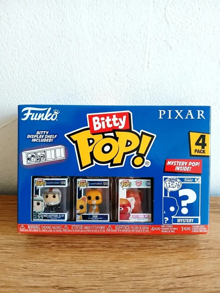 Pack 4 figurines Bitty POP! Disney Pixar Buzz Lightyear