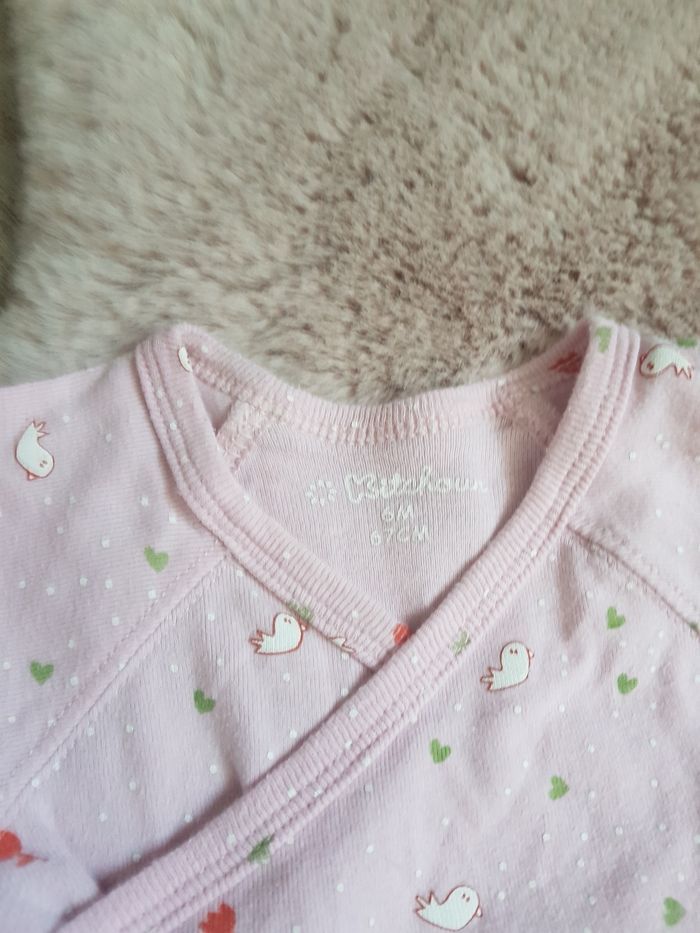 Lot de 5 bodys fille 6 mois - photo numéro 2