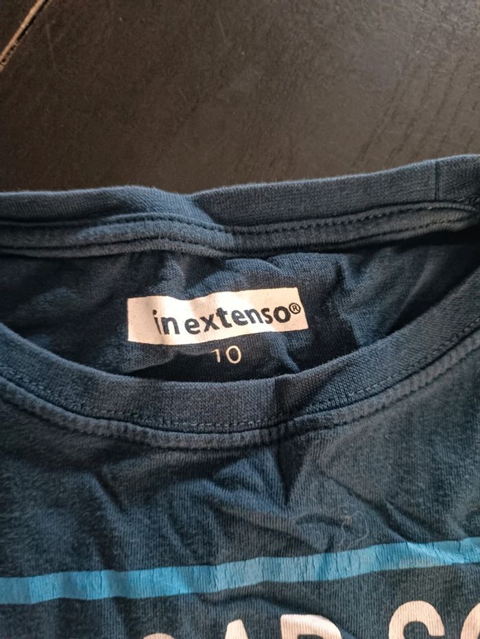 Tee shirt manches longues in extenso 10 ans - photo numéro 3