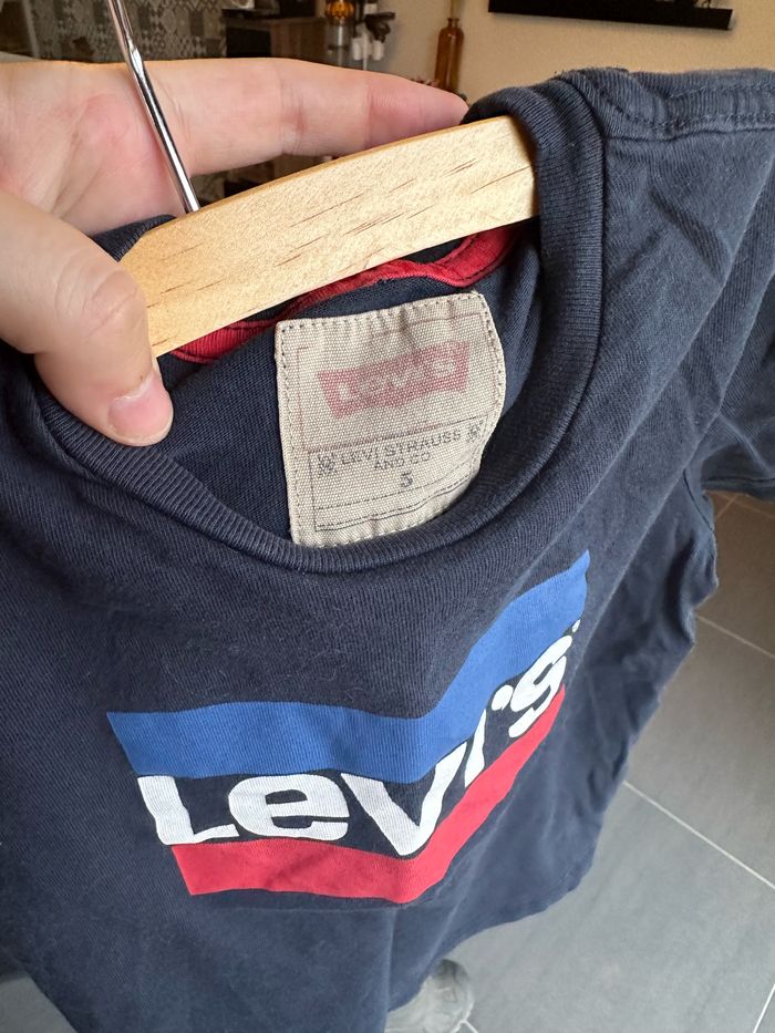 T shirt levis 5 ans bleu marine - photo numéro 2