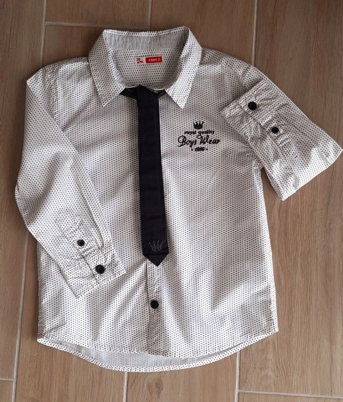 Ensemble gilet chemise et cravate DPAM - photo numéro 4