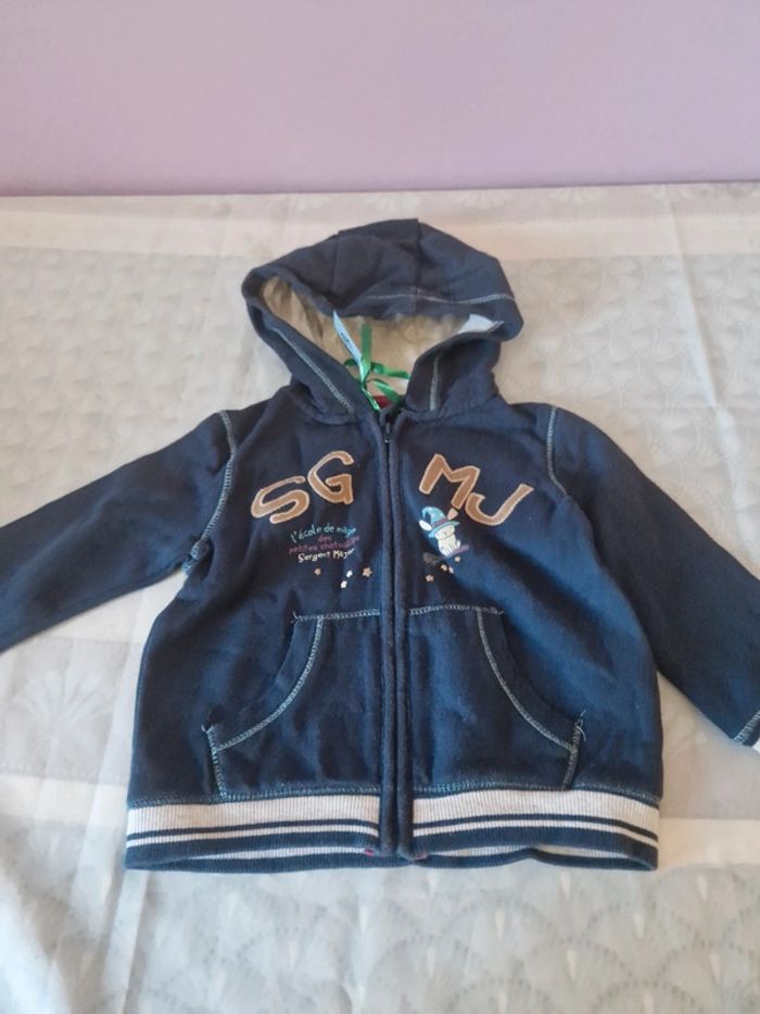 Gilet à capuche 12 mois