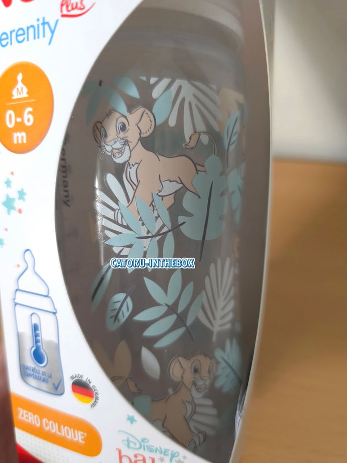 Biberon bébé / Baby bottle Disney Roi Lion Simba Lion King sans BPA FREE | 300ml - photo numéro 4