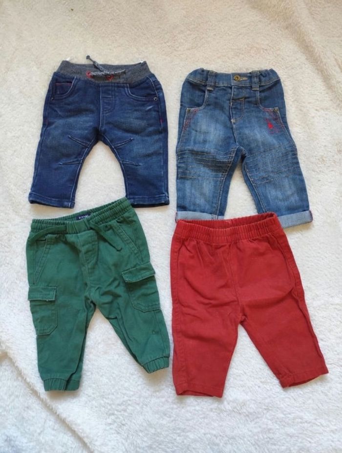 Lot de 8 pantalons garçon taille 3 mois 👣 - photo numéro 2