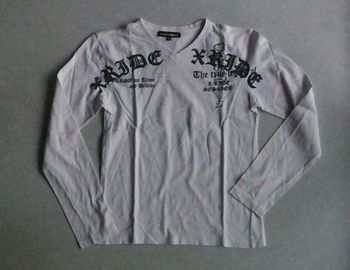 Maillot manches longues, blanc imprimé "Overgame"