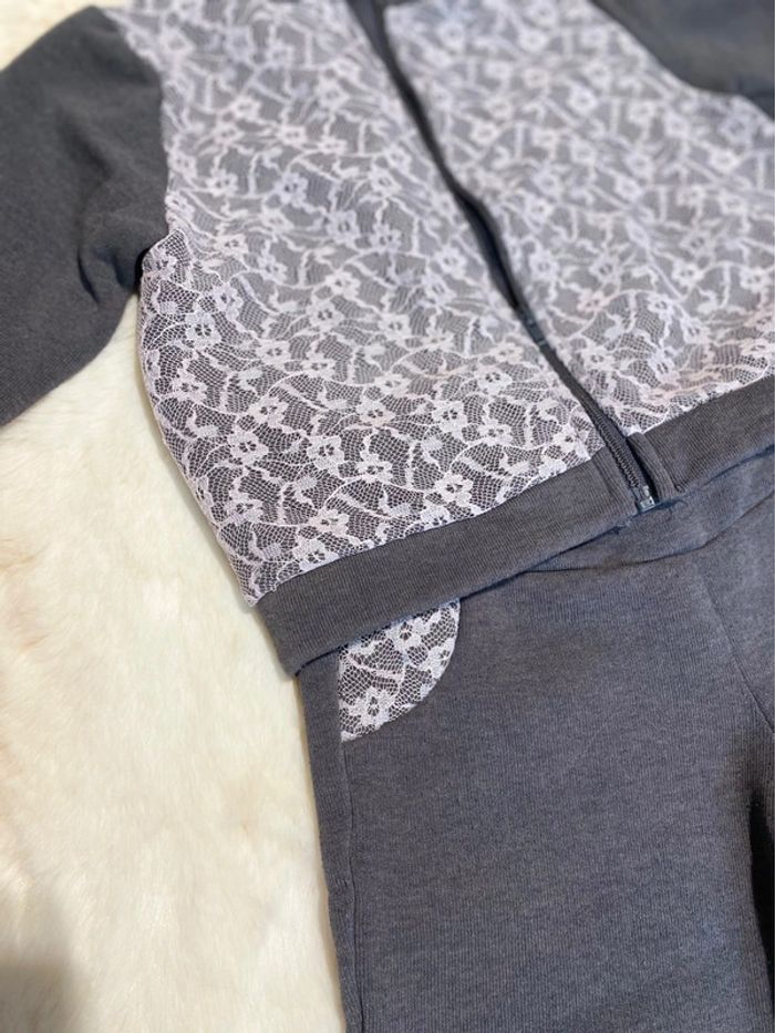 🩶très beau Jogging gris fille 18 mois Bulle de BB – TBE🩶 - photo numéro 3