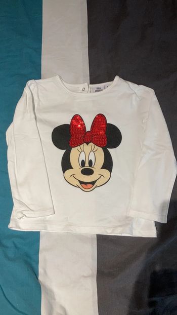 Tee shirt manches longues minnie