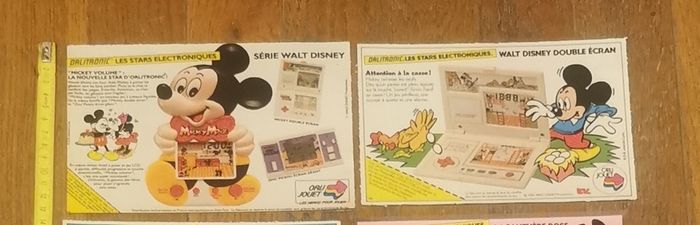 Jeux électroniques anciennes petites publicités plastifiées - photo numéro 2