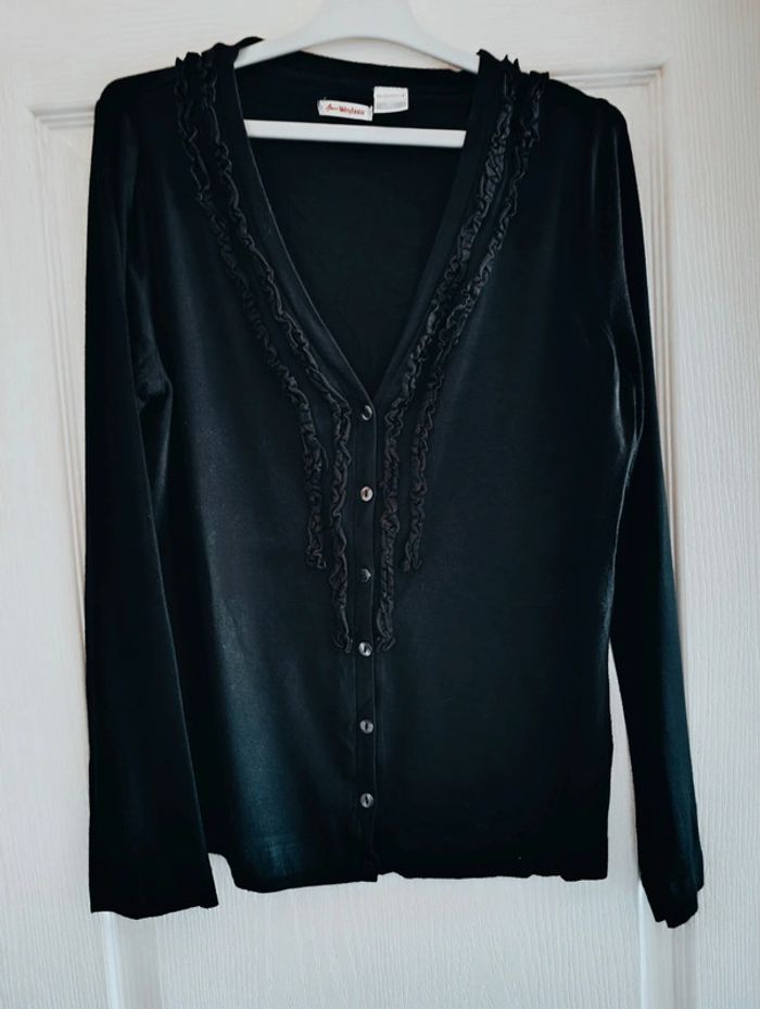 T-shirt noir Anne Weyburn Taille42/44