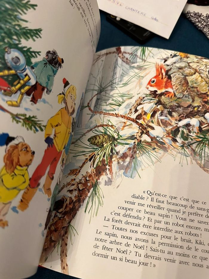 Livre Le Noel de Caroline édition collector Pierre Probst album bd rouge père - photo numéro 4