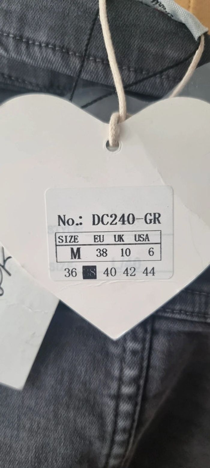 Veste en jean Onado gris - photo numéro 4
