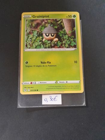 Carte Pokémon Grainipiot 011/196