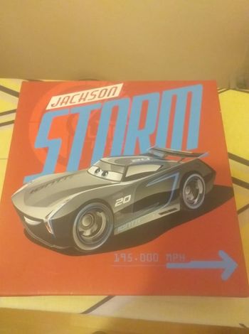 Tableau ou cadre enfant garcon cars