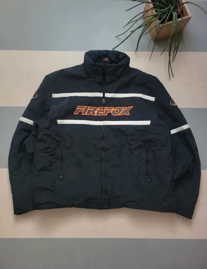 Veste, manteau de moto polo noir taille XL vintage rétro