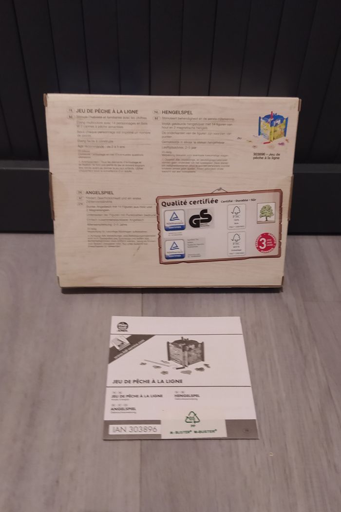 Jeu en bois de pêche à la ligne Play Tive Junior 2-5 ans - photo numéro 3