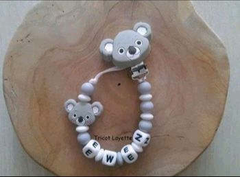 Attache tétine koala