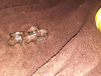 Lot 5 bague pour création métal argenté