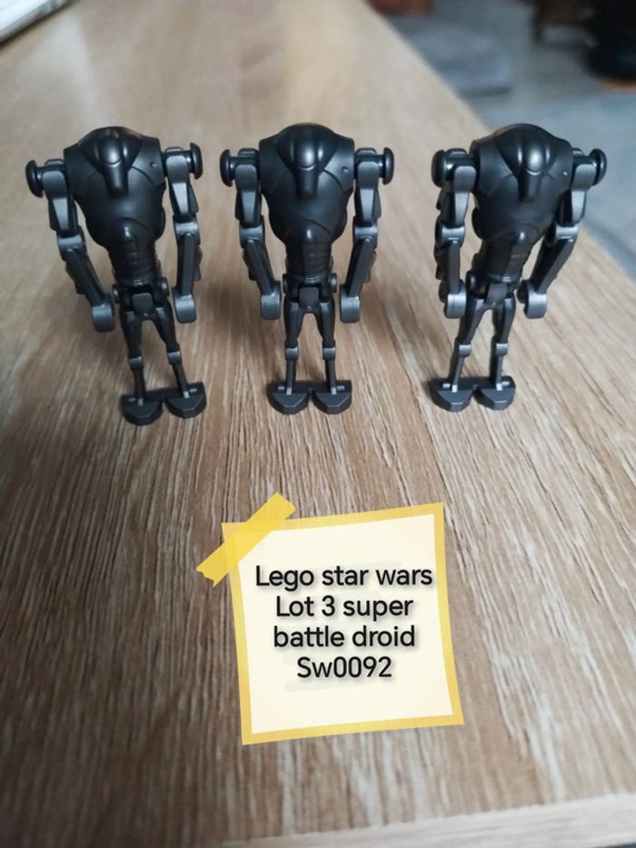 Lego star wars lot 3 super battle droid sw0092