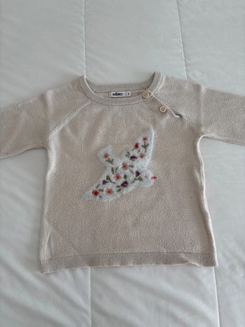 Pull beige Gemo pour petite fille