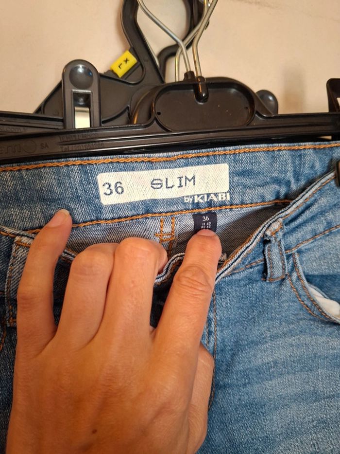 Short jeans slim 36 kiabi - photo numéro 2