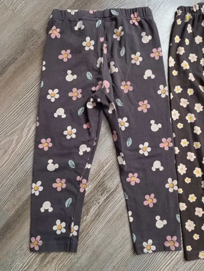 Lot de deux leggings fille Disney baby 36 mois - photo numéro 8