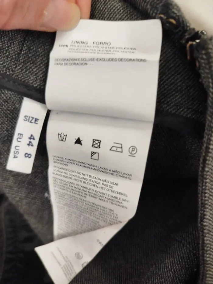 Mini Jupe grise ceinturée Armani Jeans - Taille 44 - Élégance intemporelle A606 - photo numéro 16