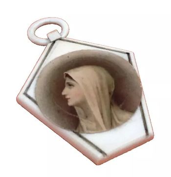 Art Déco  Médaillon de Berceau  Bakélite