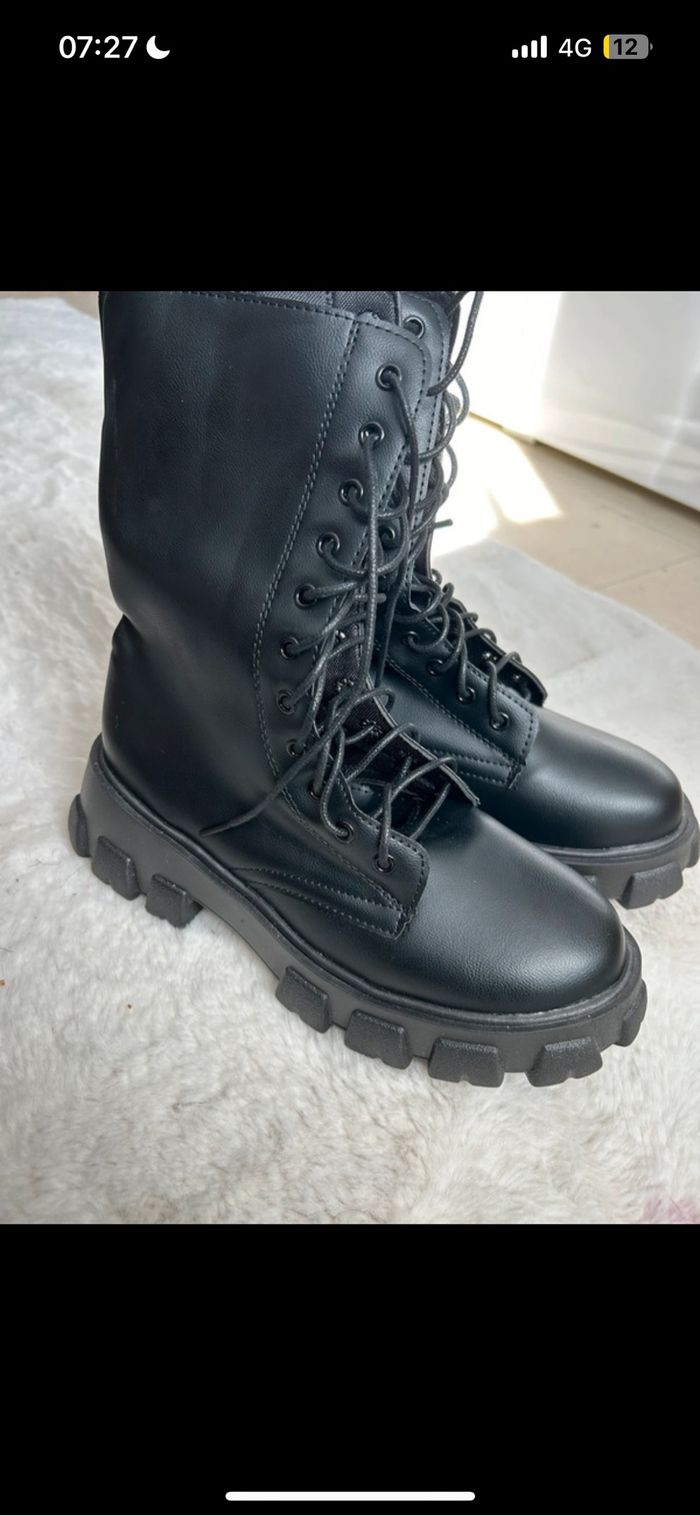 Bottines noir T38 - photo numéro 2