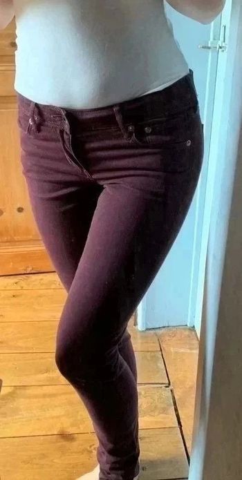 Jean skinny bordeaux H&M taille 34