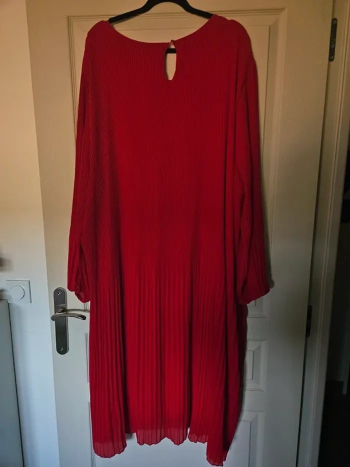 Robe longue Rouge Foncé Taille 52/54 Ulla popken - photo numéro 3