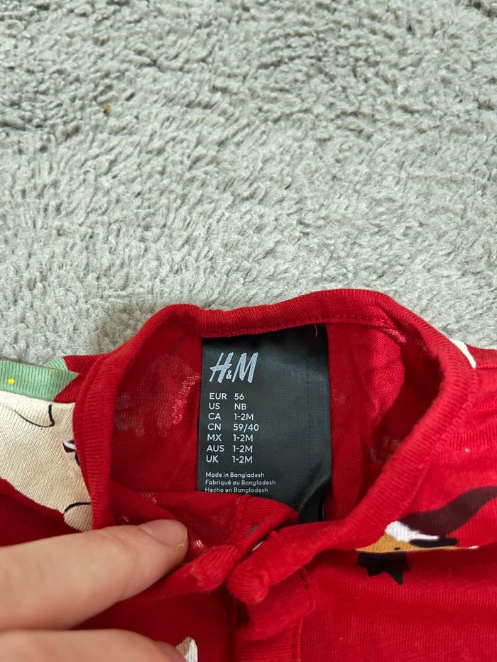 Pyjama neuf 1-2 mois 56cm - photo numéro 3