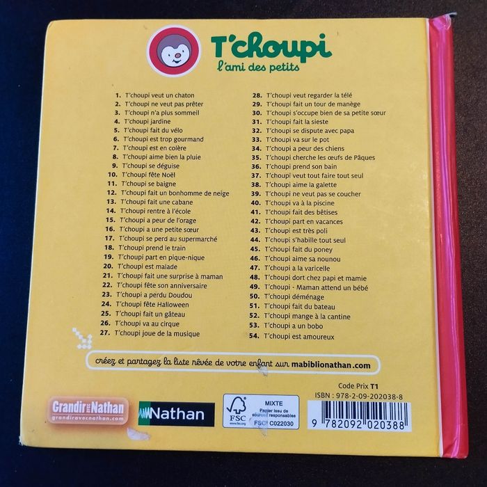 Livre enfant Nathan T'choupi Fête Noël - photo numéro 4