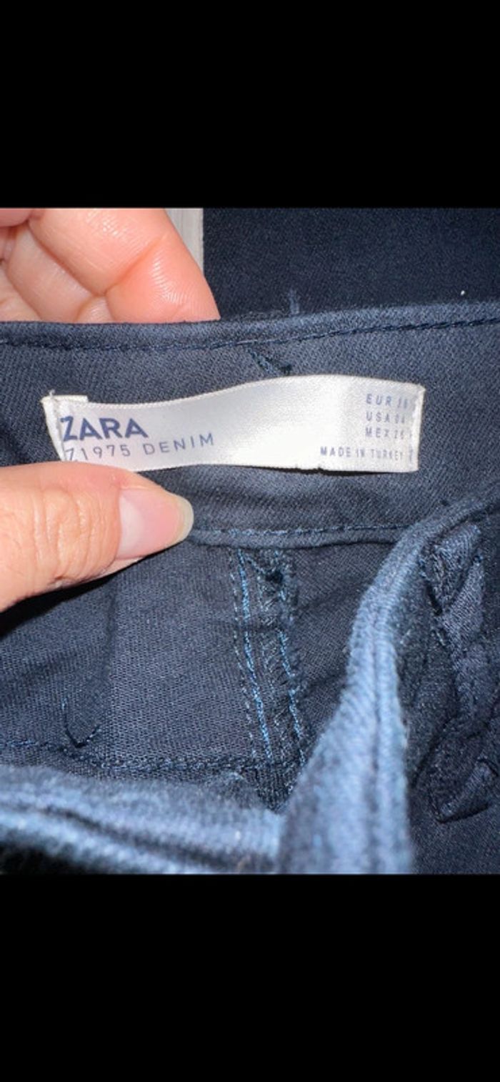 Pantalon jeans Zara Taille XS - photo numéro 4