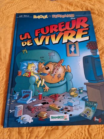 Livre bd la fureur de vivre