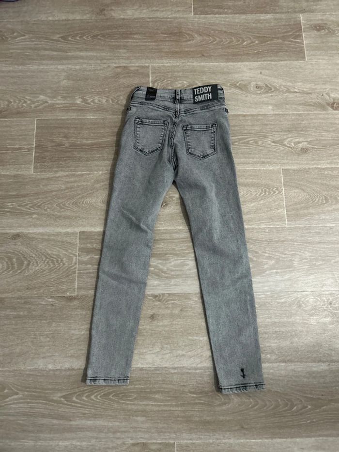 Jean skinny Teddy Smith gris 10 ans - photo numéro 4