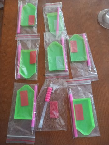 Lot 8 accessoires Diamond painting