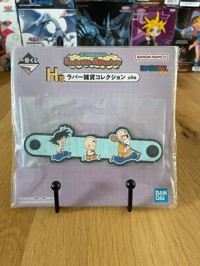 Dragon Ball - Attache-câble caoutchouc Goku, Krillin & Muten Roshi 14 cm - Ichiban Kuji
