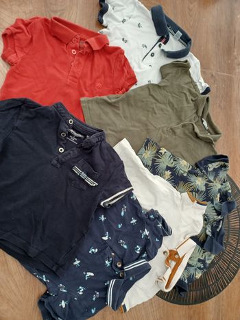 Lot de 7 polos garçon