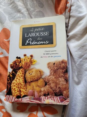 Le petit Larousse des prenoms