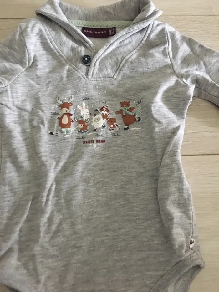 Body 12 mois sergent major - photo numéro 3