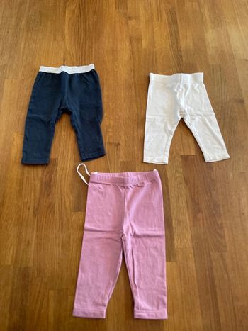 Lot 3 leggings 6 mois