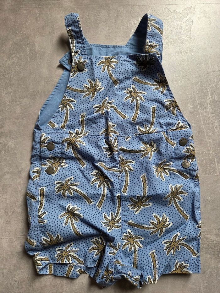 Ensemble salopette + t-shirt DPAM 9mois - photo numéro 3