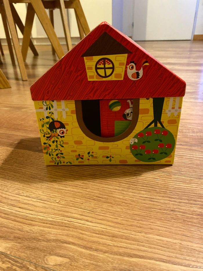 Cubes empilables ferme avec animaux - photo numéro 4