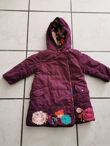 Manteau du pareil au même réversible 18 mois