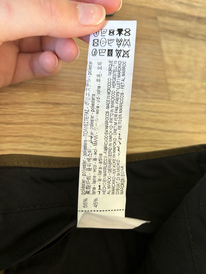 Pantalon cargo kaki Zara - photo numéro 7