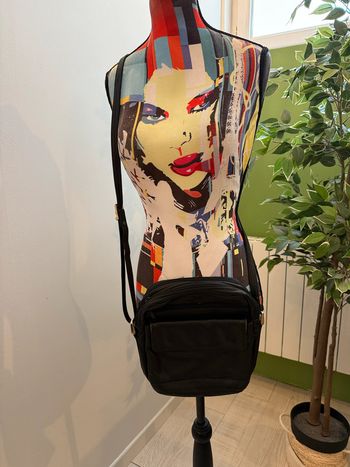 Sac à bandoulière en cuir vintage